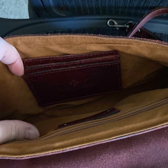 Patricia Nash Red Leather Clutch/Wristlet/Crossbody Handbag! - Picture 6 of 11